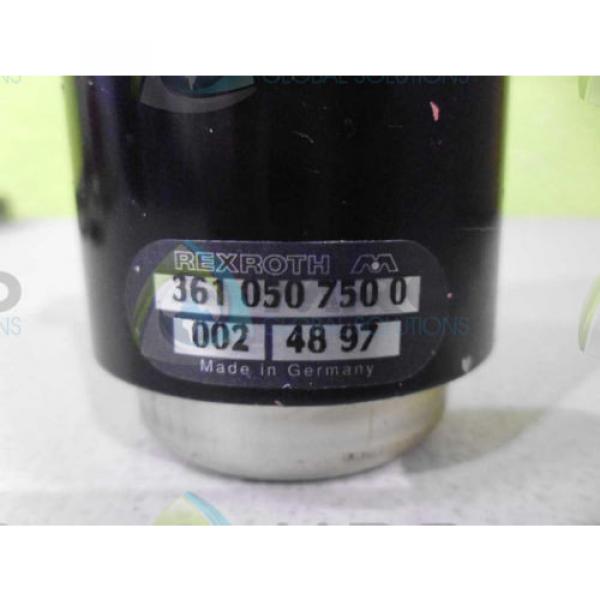 REXROTH 3610507500 VALVE USED #1 image