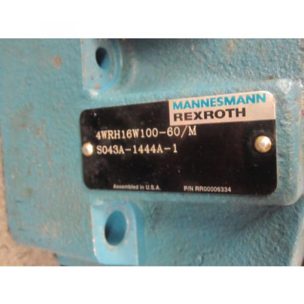 Origin REXROTH DIRECTIONAL CONTROL VALVE 4WRH16W100-60/M S043A-1444A-1 #2 image