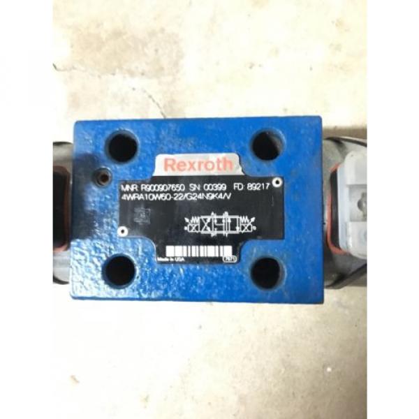 NOW WITH INT SHIPNO RESERVE REXROTH  DIR CONTROL VALVE R900907650 WRA10W60 #2 image