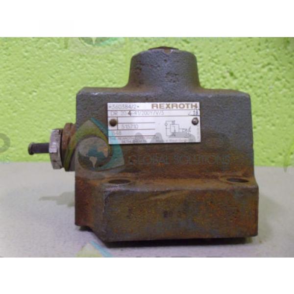 REXROTH DR 204-41/200Y HYDRAULIC VALVE USED #2 image