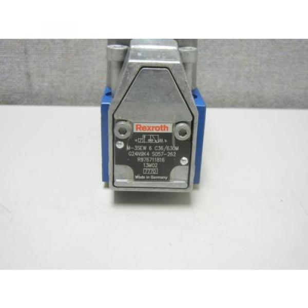 REXROTH R976711816 SOLENOID VALVE M3SEW6C36630MG24N9K4S057262 #2 image